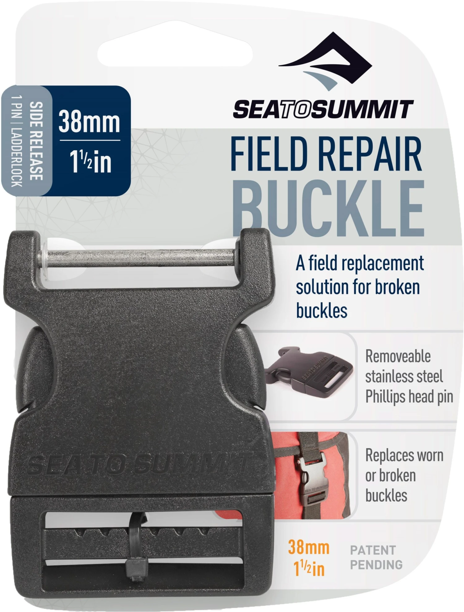 Sea To Summit Buckle 38 Mm Side Release, 1 Pin - Image 2