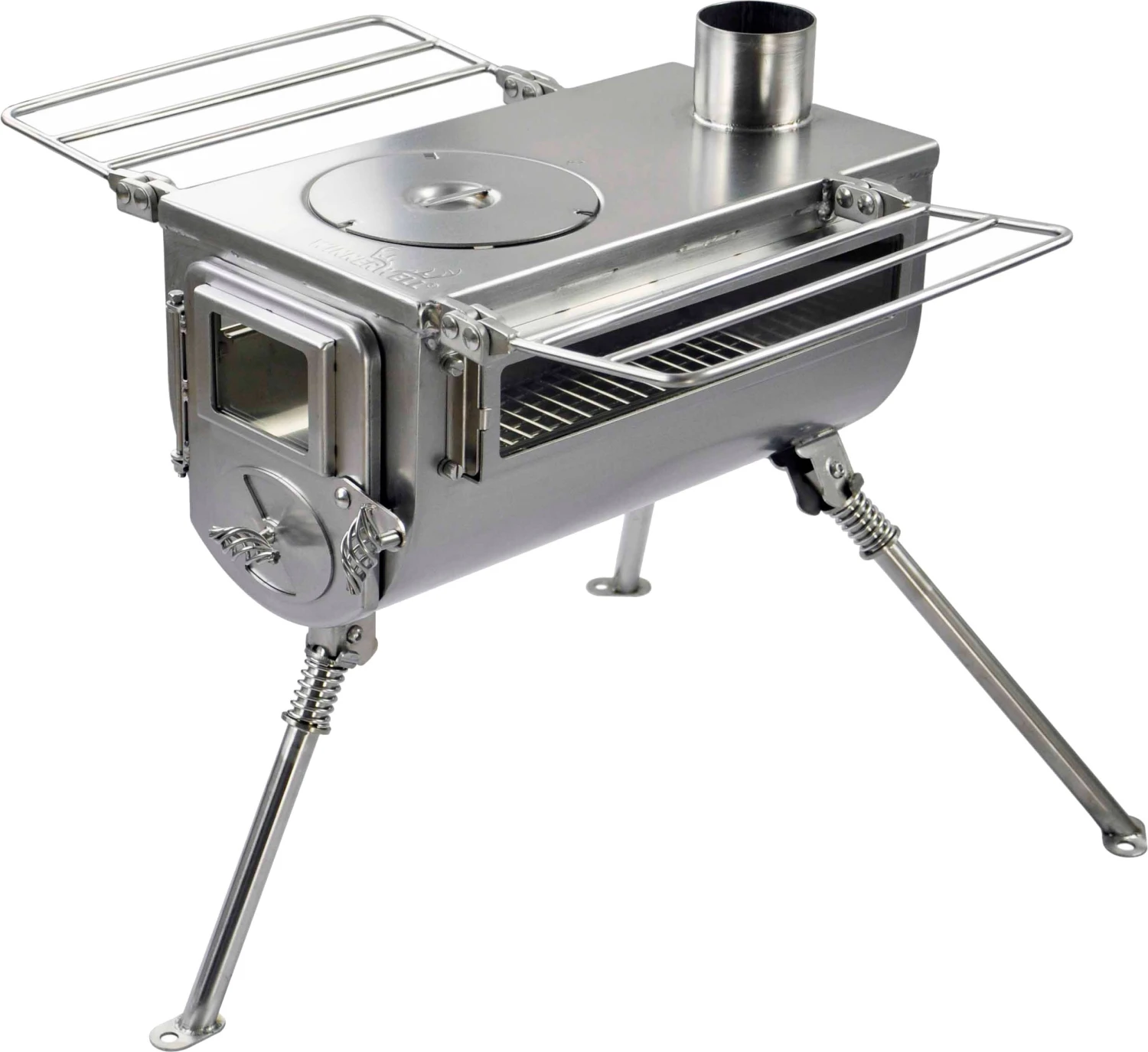 Woodlander Double View Medium Cook Camping Stove - Image 2