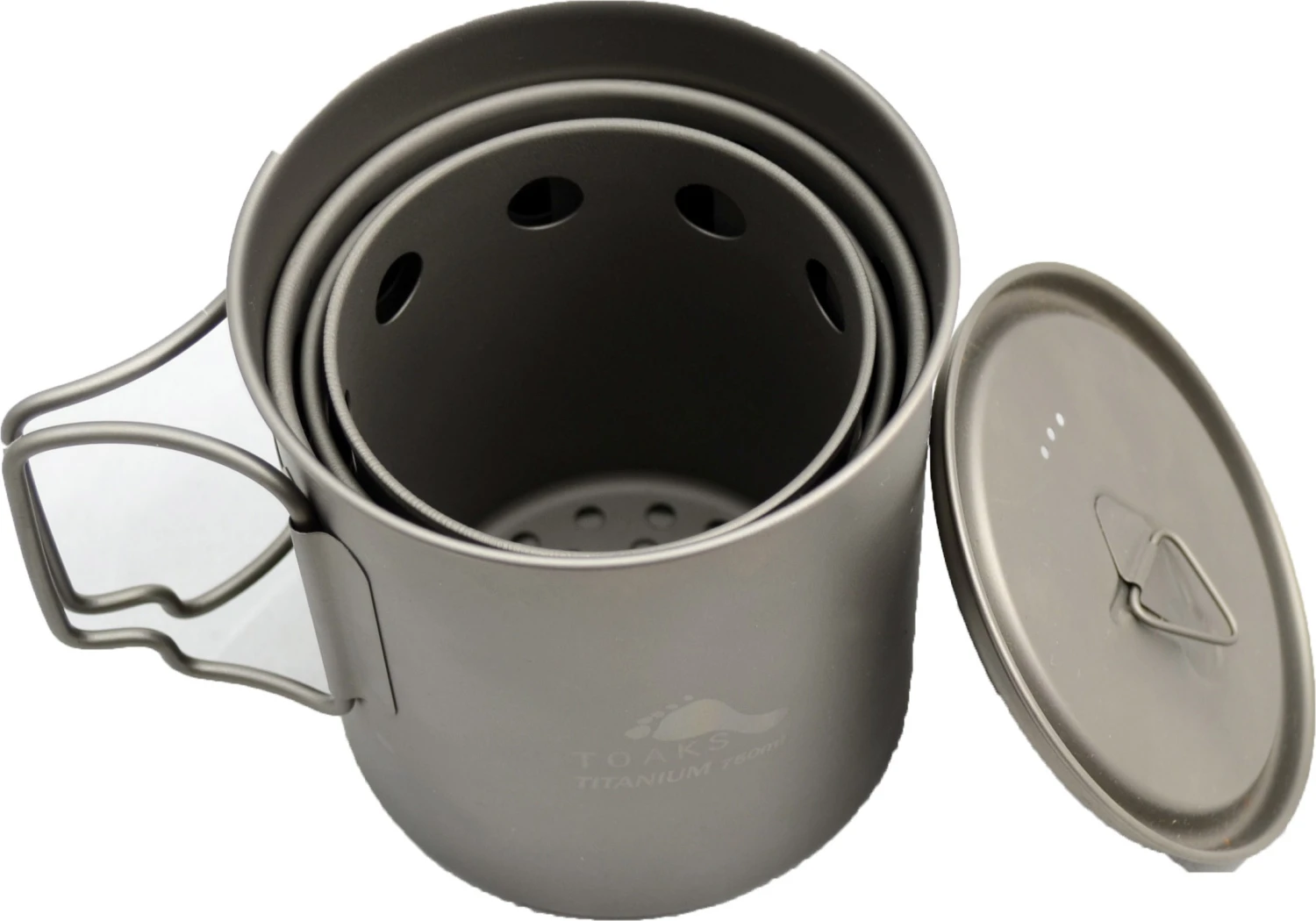 Titanium Small Backpacking Wood Burning Stove - Billede 5