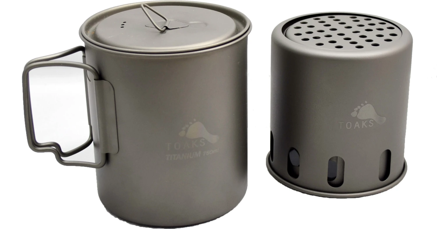 Titanium Small Backpacking Wood Burning Stove - Billede 6