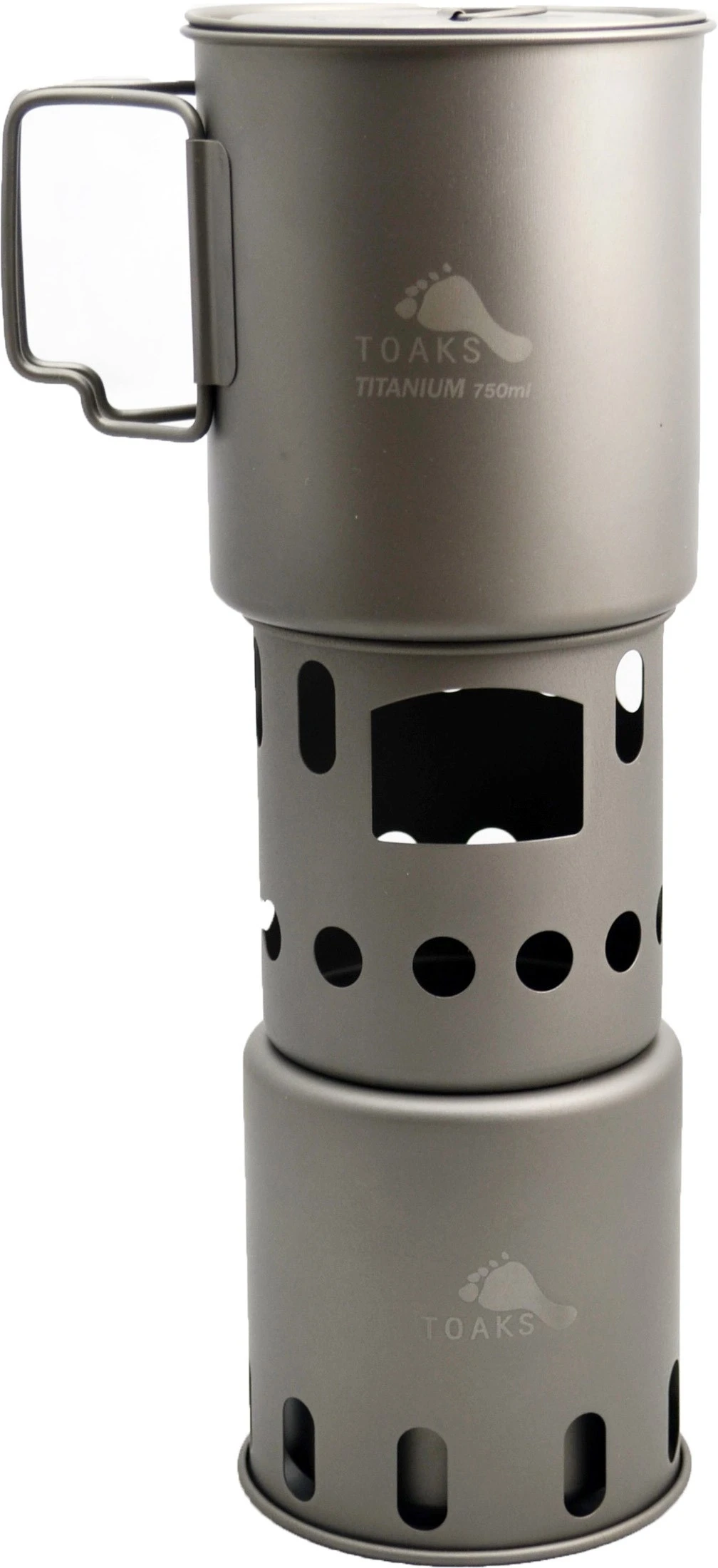 Titanium Small Backpacking Wood Burning Stove - Billede 8