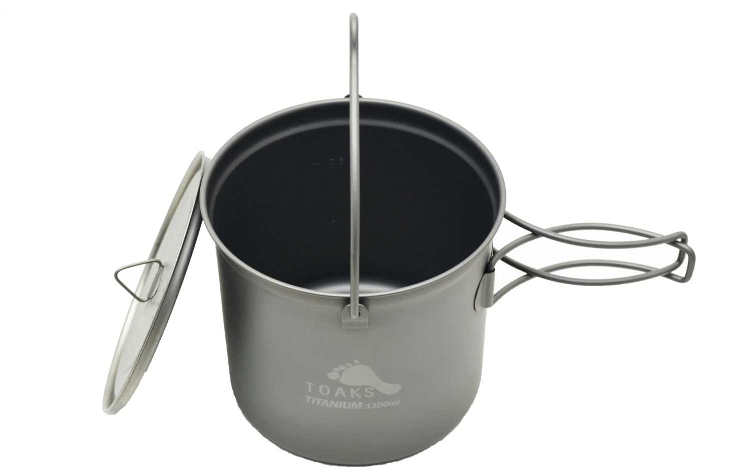 Titanium 1100 Ml Pot With Bail Handle - Image 2