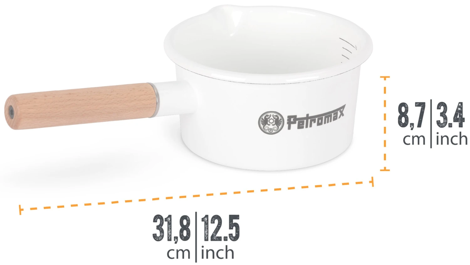 Petromax Enamel Pan 1L White - Image 3