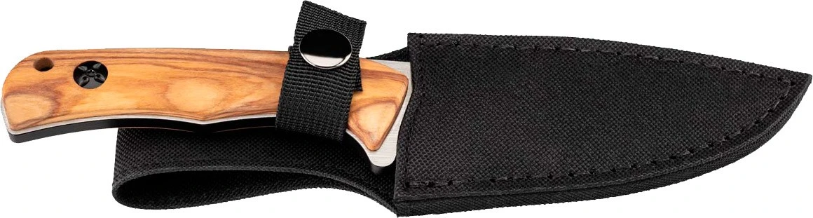 Herbertz Zebra Wood Full Tang Belt Knife AISI 420 - Image 2