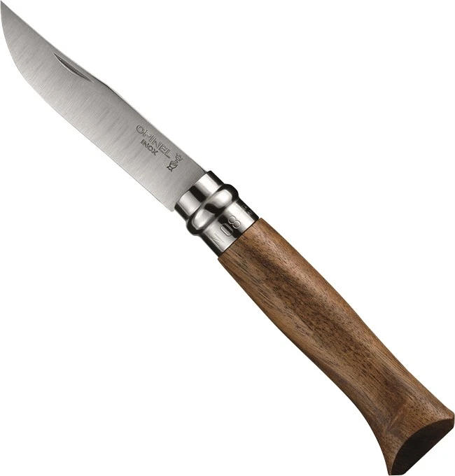 Opinel No 8 Stainless Steel Walnut Wood