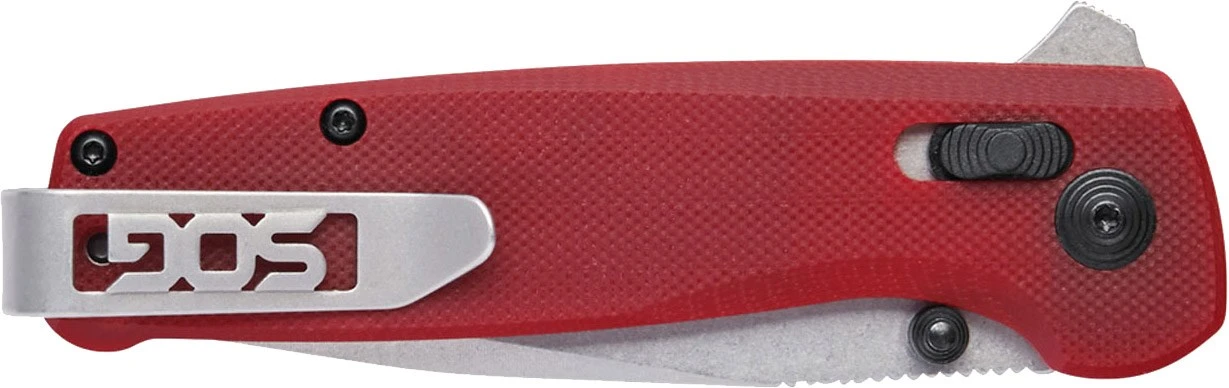 SOG Terminus XR G10 Folding Knife - Crimson - Image 7