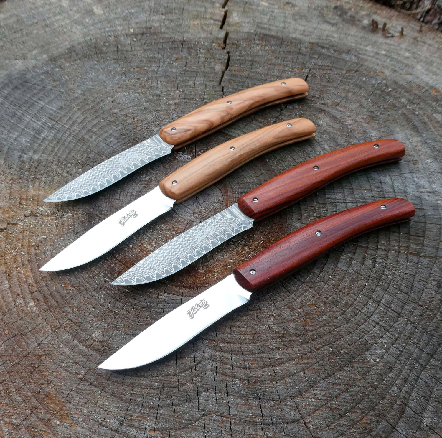 Herbertz Drop Point Pocket Knife Sandalwood AISI 440 - Image 5