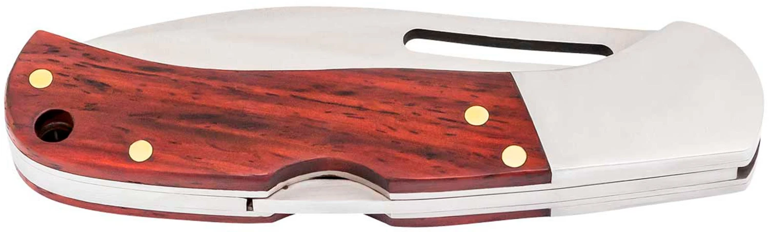 Herbertz One-Handed Sandalwood Folding Knife Satin AISI 440 - Image 2
