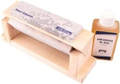 Herbertz Sharpening Stones Station With Oil